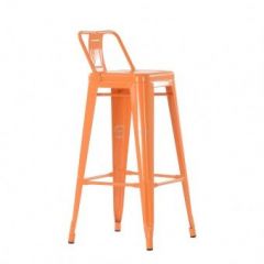 Барный стул Barneo N-242 Tolix Style 2003 Оранжевый в Снежинске - snezhinsk.mebel24.online | фото