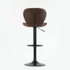 Барный стул Barneo N-86 Time / Black / VPU Brown Vintage коричневый винтаж PK970-18 в Снежинске - snezhinsk.mebel24.online | фото 2