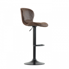 Барный стул Barneo N-86 Time / Black / VPU Brown Vintage коричневый винтаж PK970-18 в Снежинске - snezhinsk.mebel24.online | фото