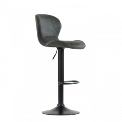 Барный стул Barneo N-86 Time / Black / VPU Dark Gray Vintage серый винтаж 970-11 в Снежинске - snezhinsk.mebel24.online | фото