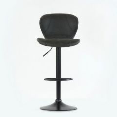 Барный стул Barneo N-86 Time / Black / VPU Dark Gray Vintage серый винтаж 970-11 в Снежинске - snezhinsk.mebel24.online | фото 3