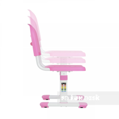 Комплект парта + стул трансформеры Cantare Pink в Снежинске - snezhinsk.mebel24.online | фото 7