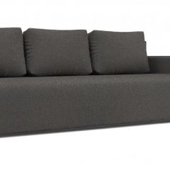 Диван Алиса 4 Bahama STEEL - Teos Dark Brown в Снежинске - snezhinsk.mebel24.online | фото