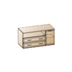 Гостиная Карина Композиция 22 (Акация Молдау) в Снежинске - snezhinsk.mebel24.online | фото 8