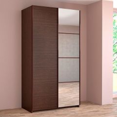 ИННЭС-5 Шкаф-купе 2-х дв. 1400 (1дв. Ф1 - венге, 1дв. Ф2 - зеркало) в Снежинске - snezhinsk.mebel24.online | фото