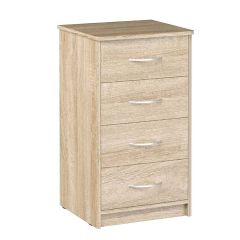 Комод 480 с 4-ящиками (Дуб сонома светлый) в Снежинске - snezhinsk.mebel24.online | фото