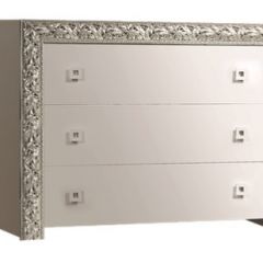 Комод Тиффани Premium слоновая кость/серебро (ТФКМ-1(П) в Снежинске - snezhinsk.mebel24.online | фото