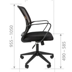 Кресло для оператора CHAIRMAN 698 (ткань/сетка TW - оранжевый) в Снежинске - snezhinsk.mebel24.online | фото 3