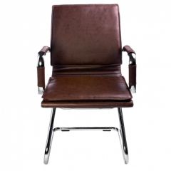 Кресло для посетителя Бюрократ CH-993-Low-V/Brown коричневый в Снежинске - snezhinsk.mebel24.online | фото 4