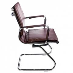 Кресло для посетителя Бюрократ CH-993-Low-V/Brown коричневый в Снежинске - snezhinsk.mebel24.online | фото 2