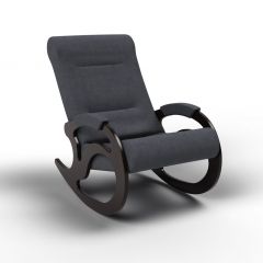 Кресло-качалка Вилла 11-Т-ГР (тканьвенге) ГРАФИТ в Снежинске - snezhinsk.mebel24.online | фото