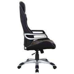 Кресло компьютерное BRABIX Techno GM-002 (ткань) черное/серое, вставки белые (531815) в Снежинске - snezhinsk.mebel24.online | фото 4