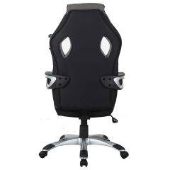 Кресло компьютерное BRABIX Techno GM-002 (ткань) черное/серое, вставки белые (531815) в Снежинске - snezhinsk.mebel24.online | фото 6