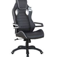 Кресло компьютерное BRABIX Techno Pro GM-003 (экокожа черное/серое, вставки серые) 531814 в Снежинске - snezhinsk.mebel24.online | фото 2