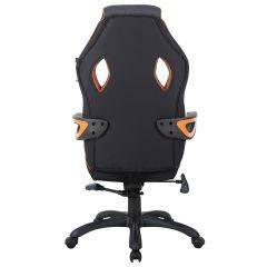 Кресло компьютерное BRABIX Techno Pro GM-003 (ткань черное/серое, вставки оранжевые) 531813 в Снежинске - snezhinsk.mebel24.online | фото 5