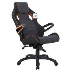 Кресло компьютерное BRABIX Techno Pro GM-003 (ткань черное/серое, вставки оранжевые) 531813 в Снежинске - snezhinsk.mebel24.online | фото 8