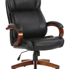 Кресло офисное BRABIX PREMIUM "Magnum EX-701" (дерево, рециклированная кожа, черное) 531827 в Снежинске - snezhinsk.mebel24.online | фото