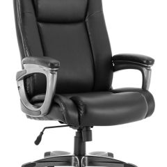 Кресло офисное BRABIX PREMIUM "Solid HD-005" (рециклированная кожа, черное) 531941 в Снежинске - snezhinsk.mebel24.online | фото