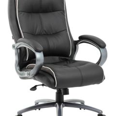 Кресло офисное BRABIX PREMIUM "Strong HD-009" (экокожа черная, ткань серая) 531945 в Снежинске - snezhinsk.mebel24.online | фото