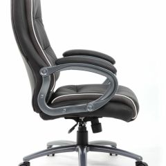 Кресло офисное BRABIX PREMIUM "Strong HD-009" (экокожа черная, ткань серая) 531945 в Снежинске - snezhinsk.mebel24.online | фото 3