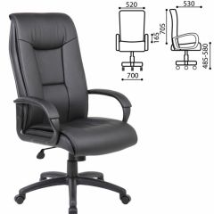 Кресло офисное BRABIX PREMIUM "Work EX-513" (экокожа, черное) 531943 в Снежинске - snezhinsk.mebel24.online | фото 2