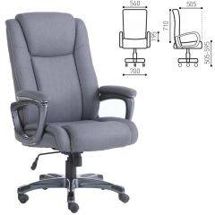 Кресло офисное BRABIX "Solid HD-005" (ткань/серое) 531823 в Снежинске - snezhinsk.mebel24.online | фото