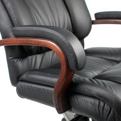 Кресло руководителя Бюрократ T-9925WALNUT/BLACK в Снежинске - snezhinsk.mebel24.online | фото 4