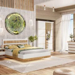 Кровать 1600 НКМ Дубай секция 8 с основанием в Снежинске - snezhinsk.mebel24.online | фото 2