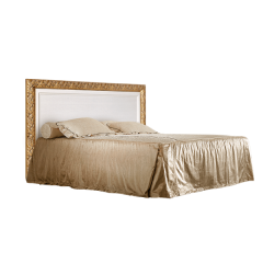 Кровать 2-х спальная (1,4 м) Тиффани штрих-лак/золото с подъемным механизмом (ТФКР140-2[7]) в Снежинске - snezhinsk.mebel24.online | фото