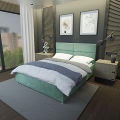 Кровать Аврора Решетка+ПМ+Дно (1400) в Снежинске - snezhinsk.mebel24.online | фото