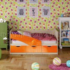 Кровать Бабочки (Оранжевый металлик) 1800 в Снежинске - snezhinsk.mebel24.online | фото