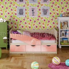 Кровать Бабочки (Розовый металлик) 1800 в Снежинске - snezhinsk.mebel24.online | фото