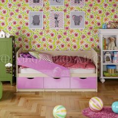 Кровать Бабочки (Сиреневый металлик) 1800 в Снежинске - snezhinsk.mebel24.online | фото