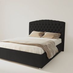 Кровать Берлин с ПМ 1200 (экокожа кольт ч) в Снежинске - snezhinsk.mebel24.online | фото 2