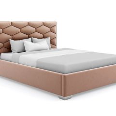 Кровать Коралл интерьерная +основание (120х200) в Снежинске - snezhinsk.mebel24.online | фото