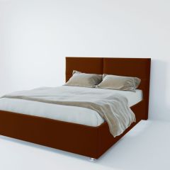 Кровать Корсика с ПМ 1200 (велюр бордо) в Снежинске - snezhinsk.mebel24.online | фото 2