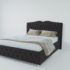 Кровать Нягань с ПМ 1200 (экокожа кольт ч) в Снежинске - snezhinsk.mebel24.online | фото 2