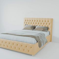 Кровать Версаль 900 без основания (экокожа бежевый) в Снежинске - snezhinsk.mebel24.online | фото
