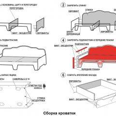 Кровать Фея 1600 с двумя ящиками в Снежинске - snezhinsk.mebel24.online | фото 21