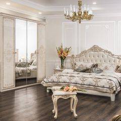 Кровать с мягким изголовьем Патрисия (1600) крем в Снежинске - snezhinsk.mebel24.online | фото 6