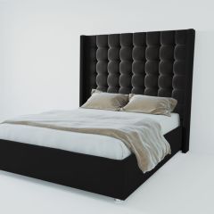 Кровать Венеция ЛЮКС с ПМ 900 (экокожа кольт ч) в Снежинске - snezhinsk.mebel24.online | фото 2