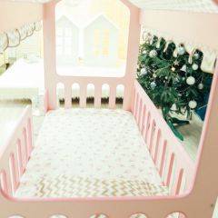 Кровать-домик без ящика 800*1600 (Розовый) в Снежинске - snezhinsk.mebel24.online | фото 3