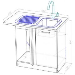 Кухонный гарнитур Адажио мега прайм 1500 х 2700 мм в Снежинске - snezhinsk.mebel24.online | фото 19