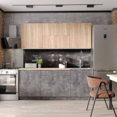 Кухонный гарнитур Асти-дуб сонома 1,8 в Снежинске - snezhinsk.mebel24.online | фото
