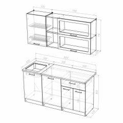 Кухонный гарнитур Лира стандарт 1600 в Снежинске - snezhinsk.mebel24.online | фото 4