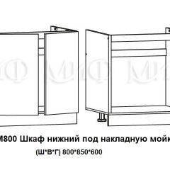ЛИЗА-2 Кухонный гарнитур 1,6 Белый глянец холодный в Снежинске - snezhinsk.mebel24.online | фото 6