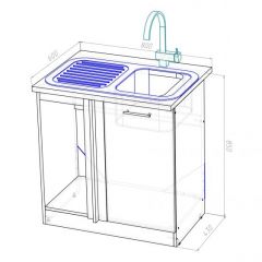 Кухонный гарнитур Надежда прайм 5 2300х1500 мм в Снежинске - snezhinsk.mebel24.online | фото 20