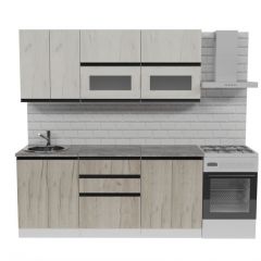 Кухонный гарнитур Паола макси 1800 мм в Снежинске - snezhinsk.mebel24.online | фото 3