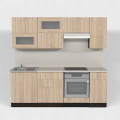 Кухонный гарнитур Симона компакт 2200 в Снежинске - snezhinsk.mebel24.online | фото 3
