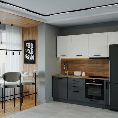 Кухонный гарнитур Вегас 2550 (Стол. 26мм) в Снежинске - snezhinsk.mebel24.online | фото